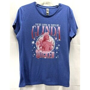 Wicked Womens Glinda Blue Short Sleeve T-Shirt Size Large